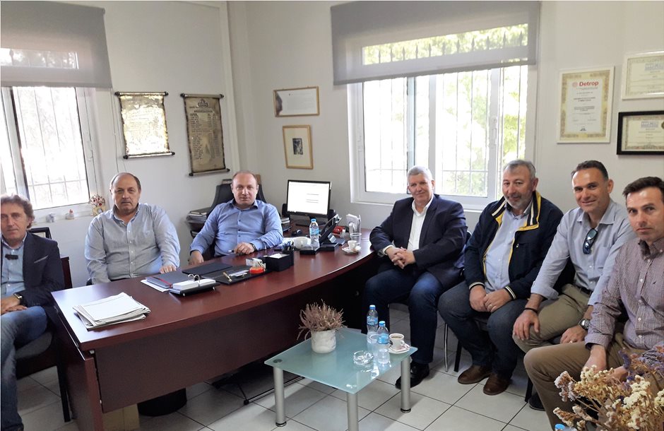Επίσκεψη Καραγιάννη στον Συνεταιρισμό Πίνδος